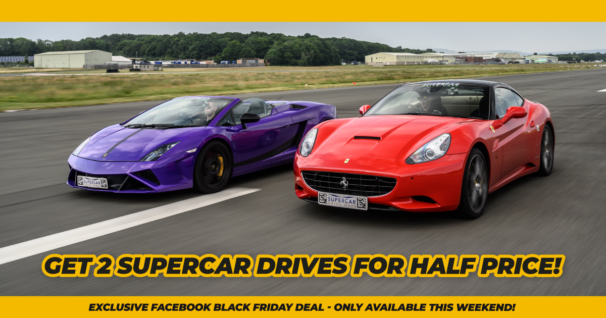 Black Friday Two Supercar Drive Offer - Supercar Experience Ireland